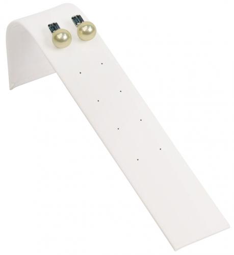 Multi-pair Earring Ramp (5 pr.) - White faux L.